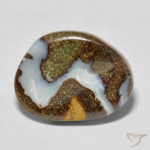 8.60ct Natural Multicolor Ópalo de roca, Elegante, Opaco