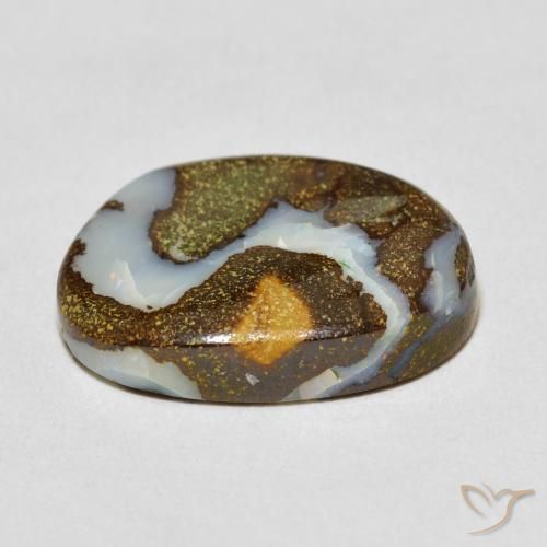 Ópalo de roca Multicolor natural de 8.60 ct, Elegante, Opaco