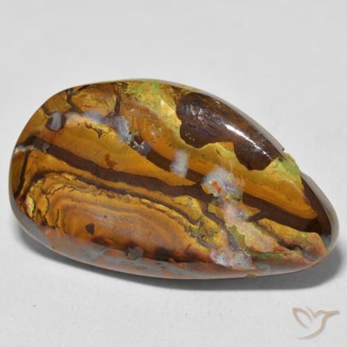 Ópalo de roca Multicolor natural de 16.75 ct, Elegante, Opaco