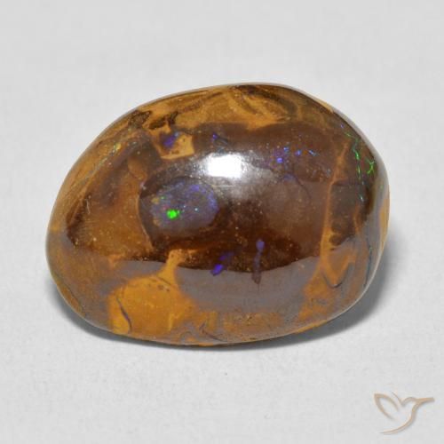 7.75ct Natural Multicolor Ópalo de roca, Elegante, Opaco