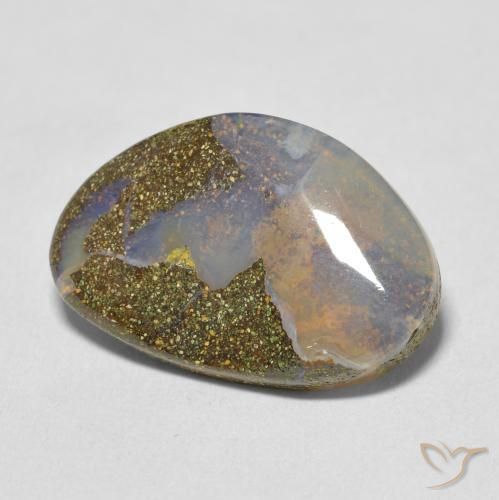 Ópalo de roca Multicolor natural de 7.00 ct, Elegante, Opaco