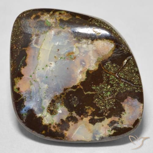 10.68ct Natural Multicolor Ópalo de roca, Elegante, Opaco
