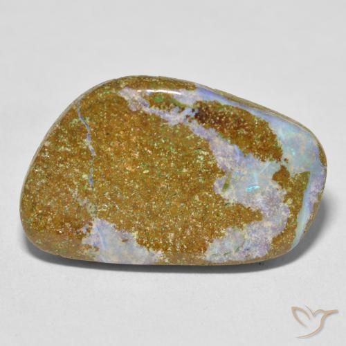 10.71ct Natural Multicolor Ópalo de roca, Elegante, Opaco
