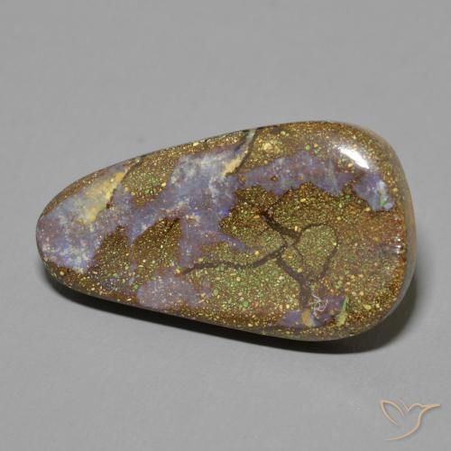 Ópalo de roca Multicolor natural de 10.92 ct, Elegante, Opaco