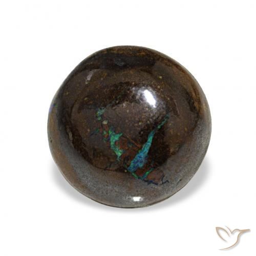 Ópalo de roca Multicolor natural de 3.11 ct, Redondo, Opaco