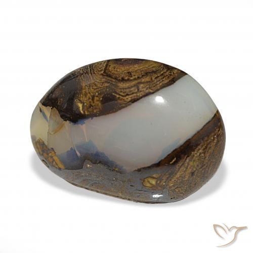Ópalo de roca Multicolor natural de 17.39 ct, Elegante, Translúcido