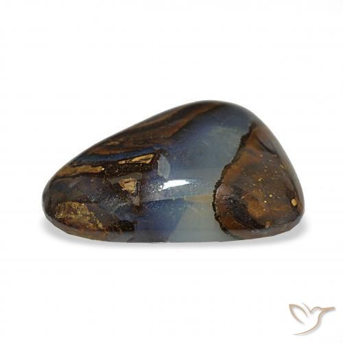 Ópalo de roca Multicolor natural de 11.09 ct, Trillón, Translúcido