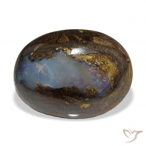 22.64ct Multicolor Ópalo de roca, Ovalada, Opaco