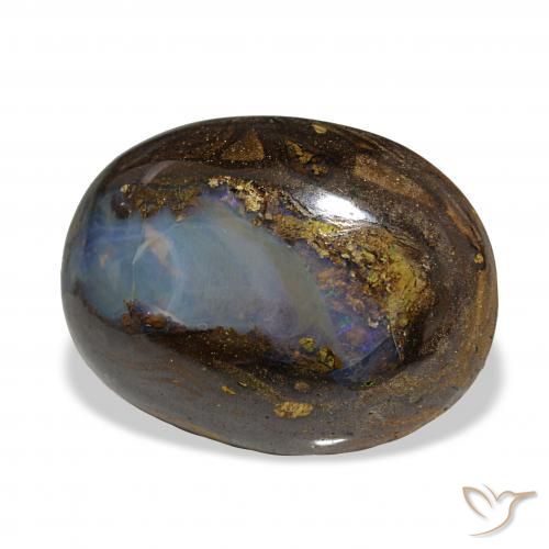 Ópalo de roca Multicolor natural de 22.64 ct, Ovalada, Opaco