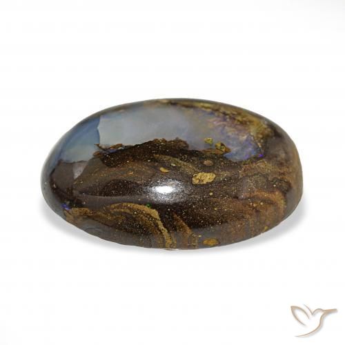 Ópalo de roca Multicolor natural de 22.64 ct, Ovalada, Opaco