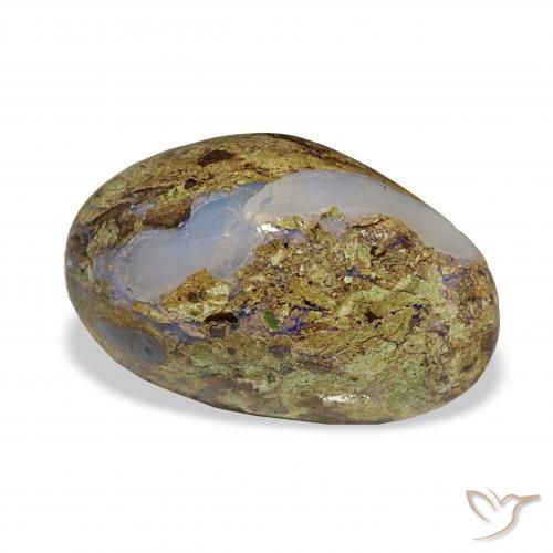 Ópalo de roca Multicolor natural de 10.20 ct, Elegante, Opaco