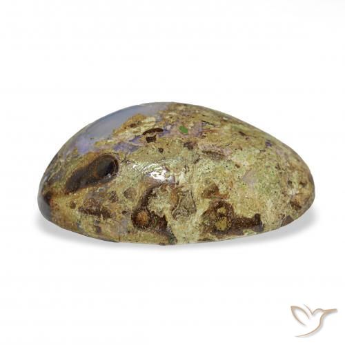 Ópalo de roca Multicolor natural de 10.20 ct, Elegante, Opaco