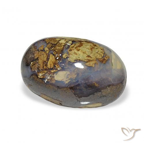 Ópalo de roca Multicolor natural de 5.70 ct, Ovalada, Opaco