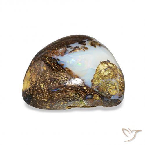 Ópalo de roca Multicolor natural de 9.69 ct, Trillón, Opaco