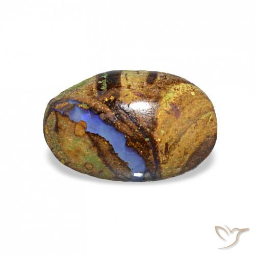 Ópalo de roca Multicolor natural de 1.93 ct, Ovalada, Opaco