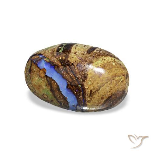 Ópalo de roca Multicolor natural de 1.93 ct, Ovalada, Opaco