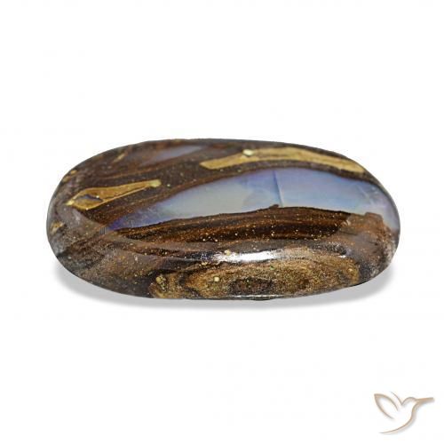 Ópalo de roca Multicolor natural de 6.73 ct, Ovalada, Opaco