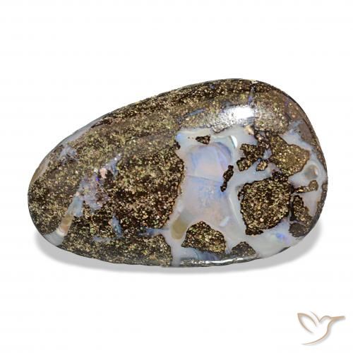 Ópalo de roca Multicolor natural de 8.77 ct, Elegante, Opaco