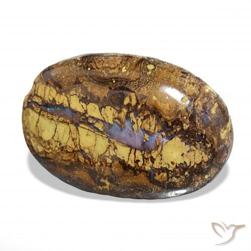 Ópalo de roca Multicolor natural de 17.98 ct, Ovalada, Opaco