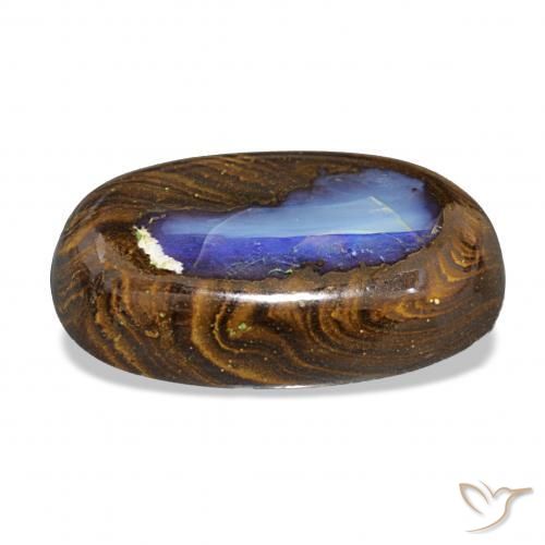 Ópalo de roca Multicolor natural de 15.36 ct, Ovalada, Opaco