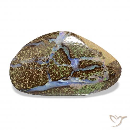 Ópalo de roca Multicolor natural de 7.72 ct, Elegante, Opaco