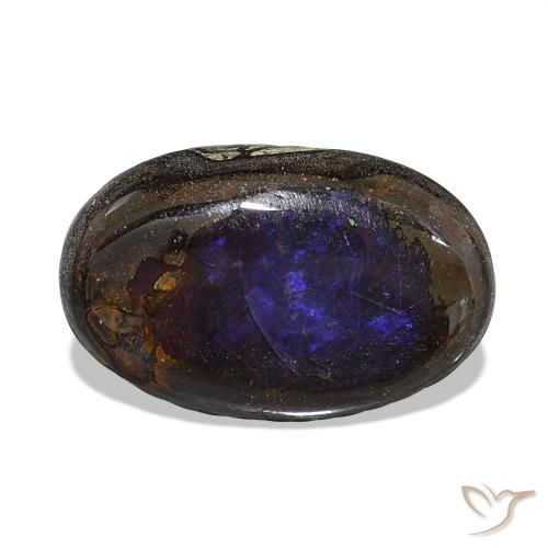 Ópalo de roca Multicolor natural de 4.62 ct, Ovalada, Opaco