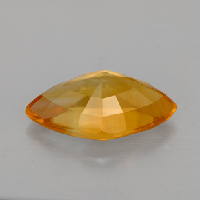 Calcita naranja natural de 3,55 ct, forma elegante, VVS-VS