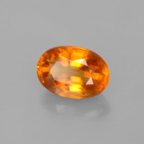 Calcita Naranja natural de 2.02 ct, Corte Óvalo, VS