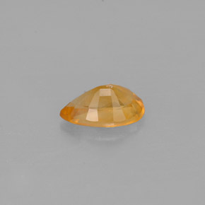 Calcita Naranja natural de 0.52 ct, En forma de pera, VS