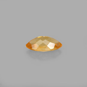Calcita naranja natural de 0,60 ct, marquesa, VVS-VS