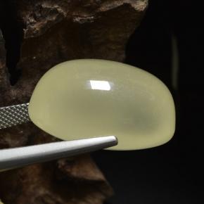 Calcita amarillo natural de 41,83 ct, corte cojín, translúcido