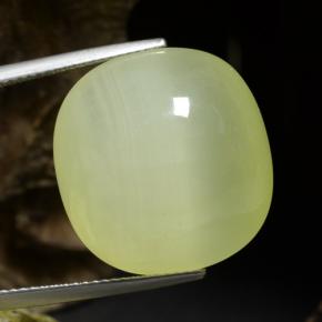 Calcita verde natural de 34,18 ct, corte cojín, translúcido