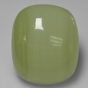 Calcita Verde amarillento natural de 92.84 ct, Corte Cojín, Translúcido