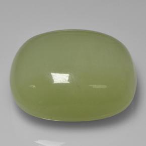 Calcita Verde amarillento natural de 92.84 ct, Corte Cojín, Translúcido