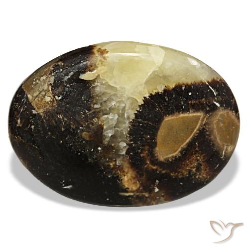 Calcita multicolor de 103,06 ct, ovalado, opaco