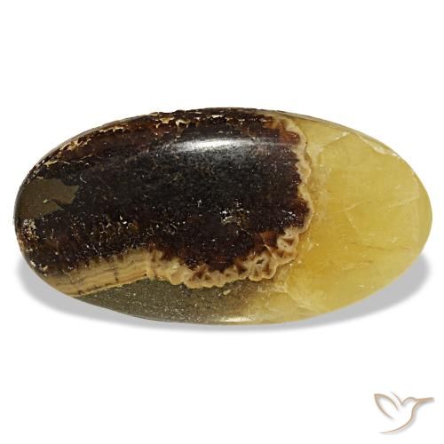 Calcita multicolor de 48,01 ct, ovalado, opaco