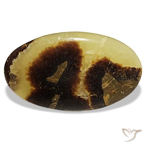 Calcita multicolor de 89,40 ct, ovalado, opaco