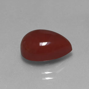 Cornalina naranja natural de 4,67 ct, transparente, transparente / translúcido