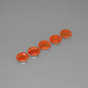 Gemas de cornalina naranja natural de  ct, transparente, transparente / translúcido