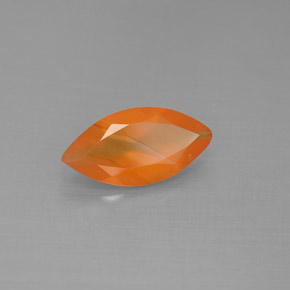 Cornalina Naranja rojizo natural de 1.10 ct, Transparente, Transparente / Translúcido