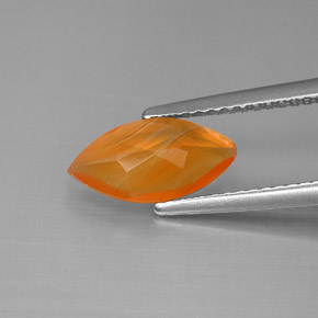 Cornalina Naranja rojizo natural de 1.10 ct, Transparente, Transparente / Translúcido