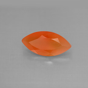 Cornalina Naranja rojizo natural de 1.70 ct, Transparente, Transparente / Translúcido