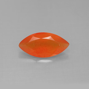 Cornalina naranja natural de 1,43 ct, transparente, transparente / translúcido