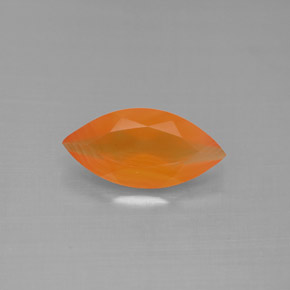 Cornalina Naranja rojizo natural de 1.48 ct, Transparente, Transparente / Translúcido