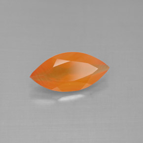 Cornalina Naranja rojizo natural de 1.48 ct, Transparente, Transparente / Translúcido