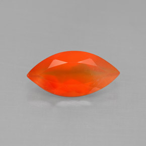 Cornalina Naranja rojizo natural de 1.52 ct, Transparente, Transparente / Translúcido