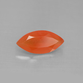 Cornalina Naranja rojizo natural de 1.60 ct, Transparente, Transparente / Translúcido