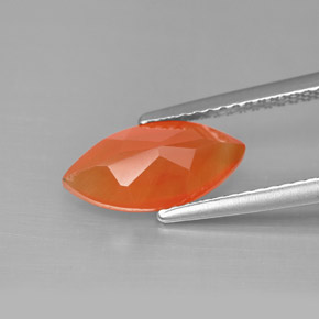 Cornalina Naranja rojizo natural de 1.60 ct, Transparente, Transparente / Translúcido