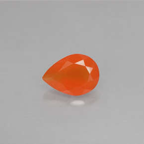 Cornalina Naranja natural de 0.94 ct, Transparente, Transparente / Translúcido