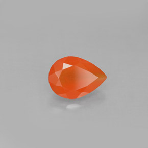 Cornalina Naranja natural de 0.94 ct, Transparente, Transparente / Translúcido
